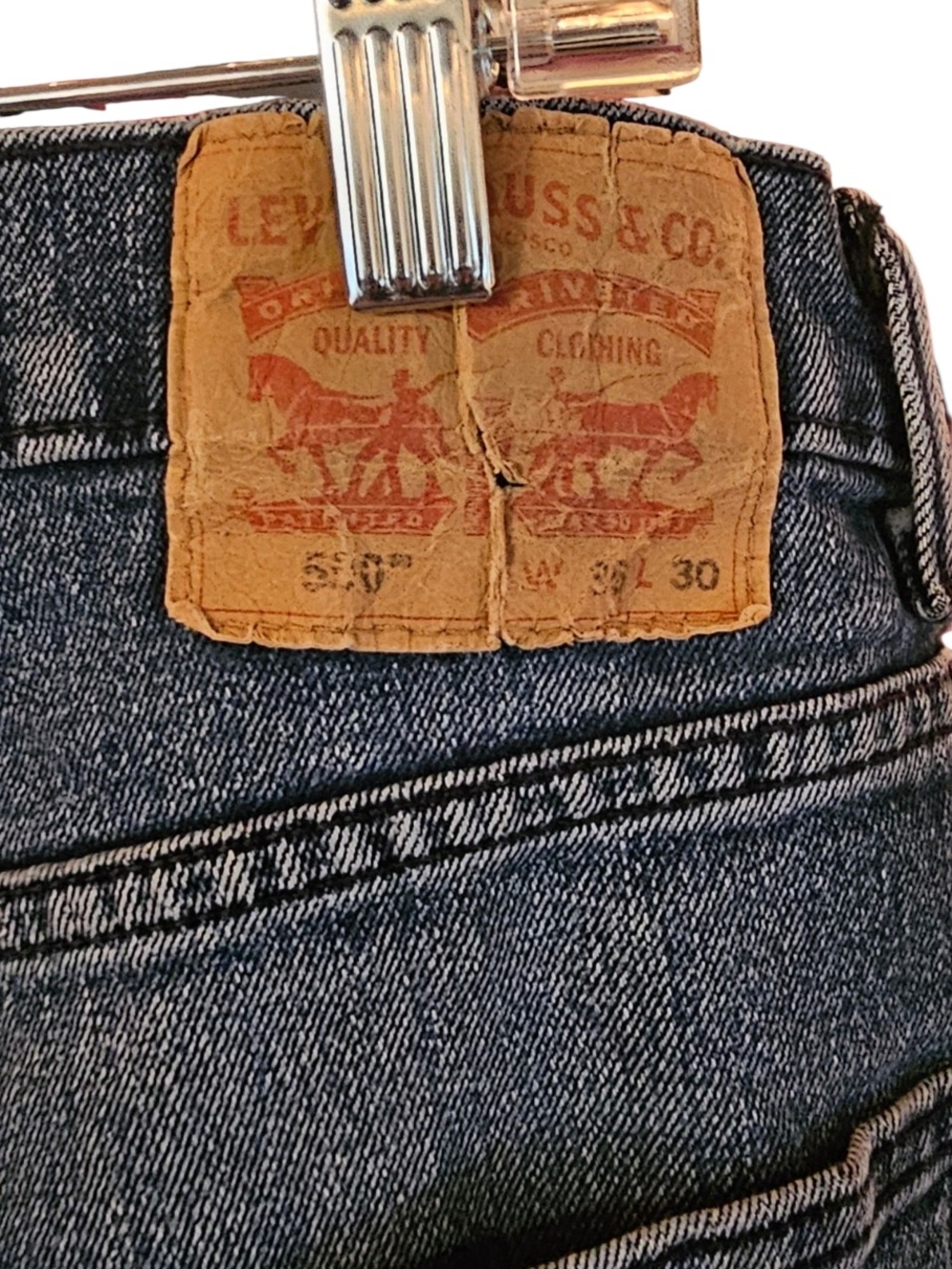 Levi's Men's Blue Denim Jeans - Classic Straight Fit